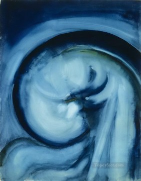 Blue II Georgia Okeeffe American modernism Precisionism Oil Paintings